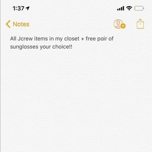 All Jcrew items listed 15 pieces total